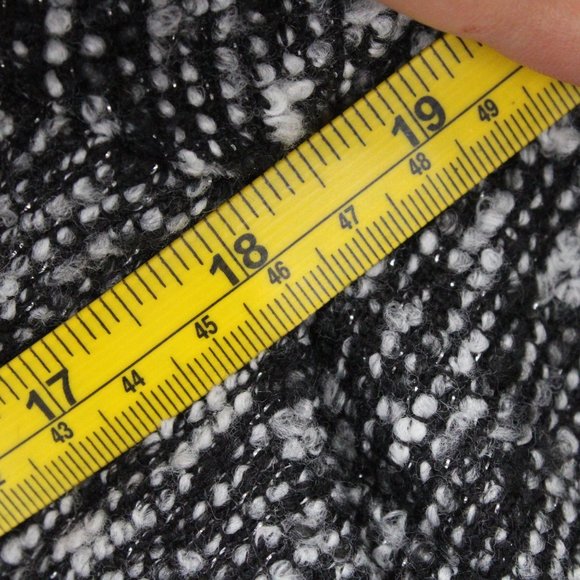 Walter Blazer Jacket Womens Gray Button Front Knit Long Sleeve Lined Size 4 NWT - Picture 8 of 9